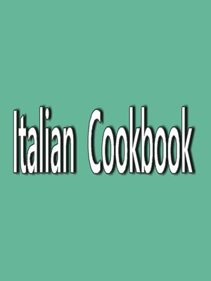 cover image of Italian Cookbook